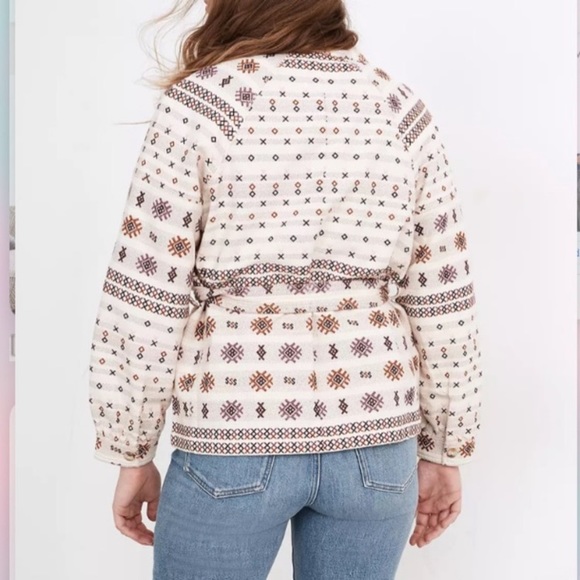 MADEWELL Jacquard Wrap Jacket NWOT
Size XL - Picture 4 of 12